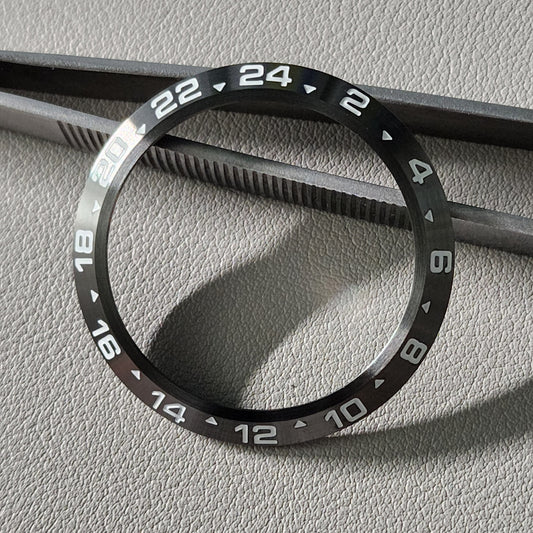 SLIM 24hr Bezel / Gunmetal Brushed