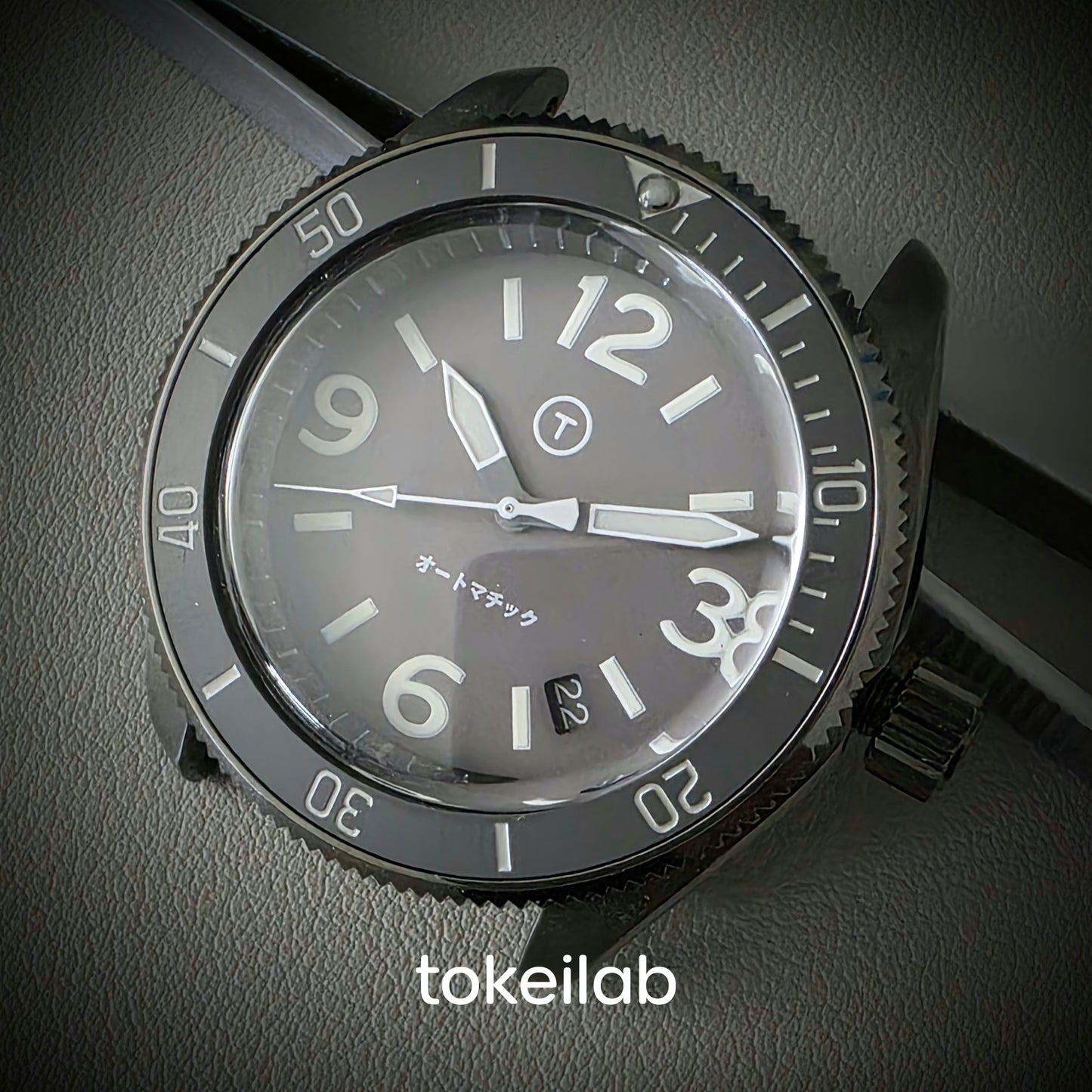 Bezel Insert SKX007 / 58 True_Grey Matte Ceramic Sloped C3