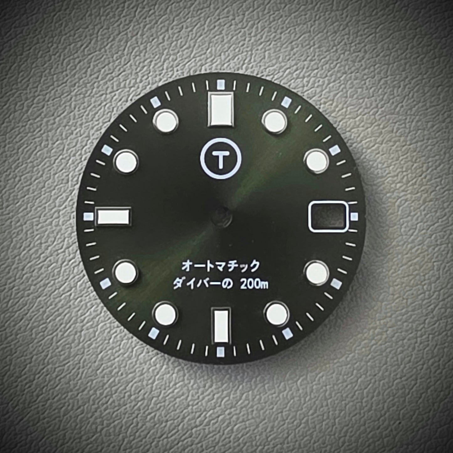 TYPE 5 プレミアム Army Green Sunburst Minute Date C3