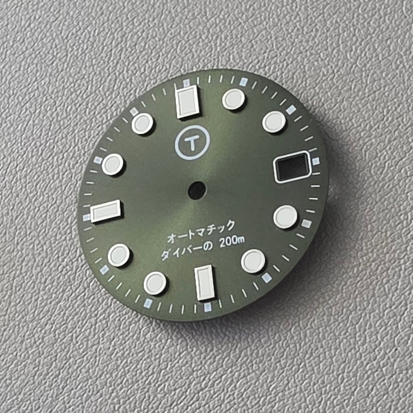 TYPE 5 プレミアム Army Green Sunburst Minute Date C3