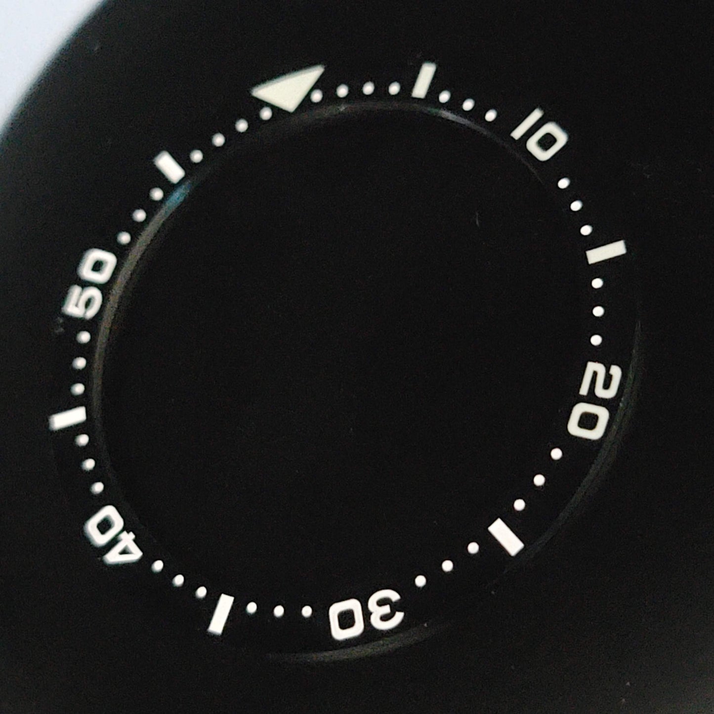 Bezel Insert SRP777 Turtle Ceramic BGW9 (MM300 style lume) / Flat / Black