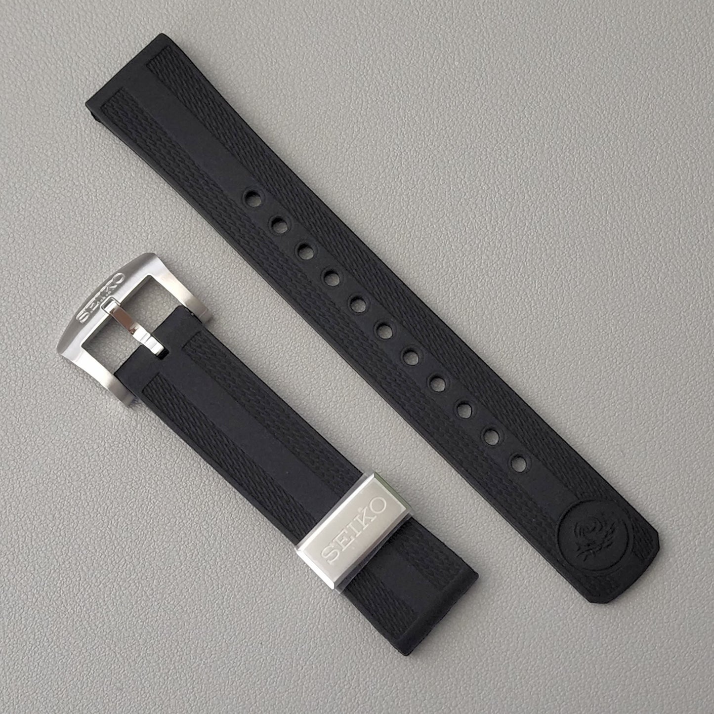 SEIKO OEM Strap SPB153 SPB147 / 20mm Black Resin