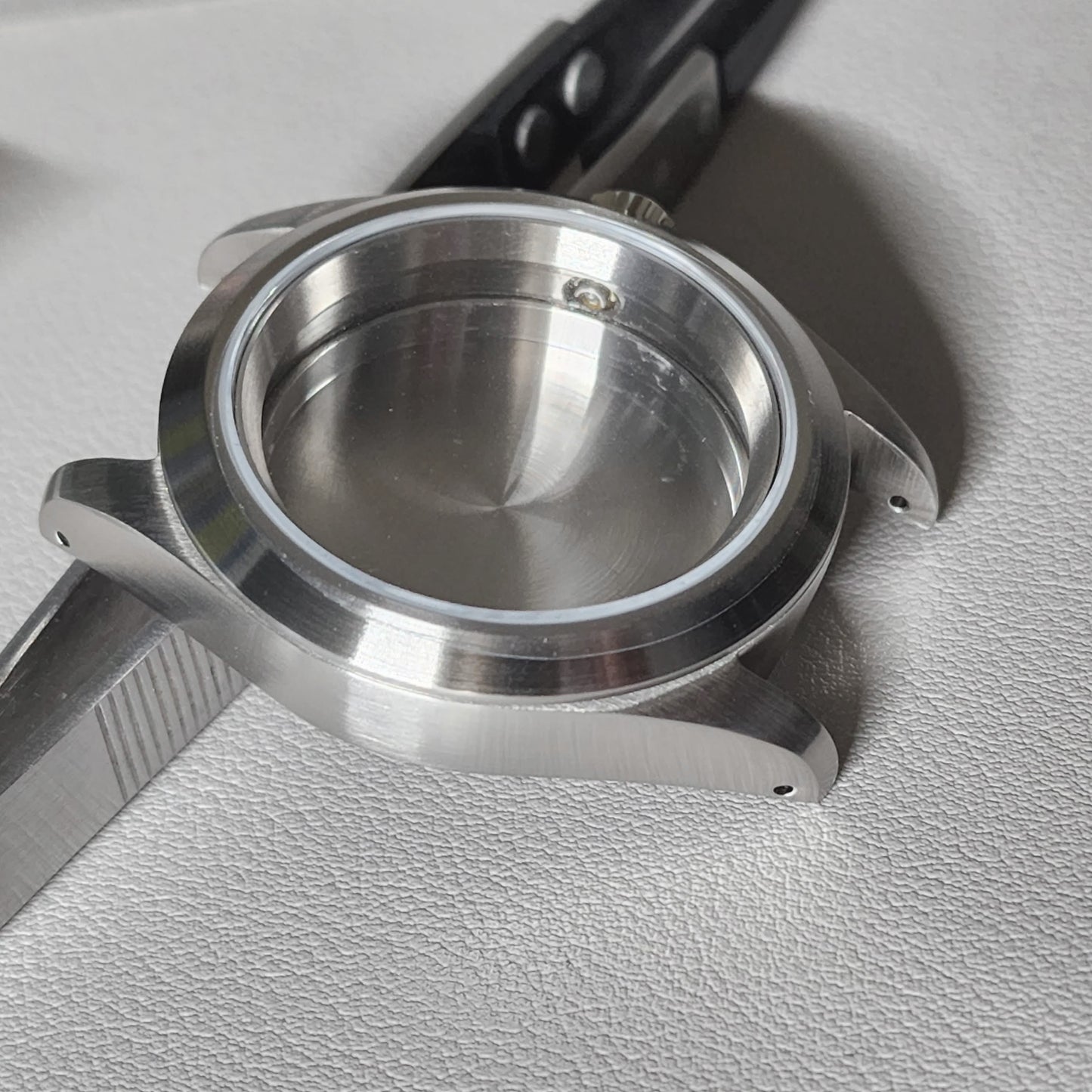 Case Exp 40mm Brushed + All Bundle + Jubilee Bands (Brushed Chapter Ring) / Flat Sapphire