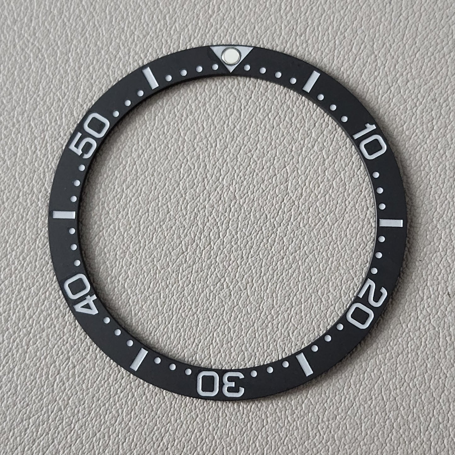 Bezel Insert SRP777 Turtle Ceramic C3 Low PIP / Flat / Black Matte