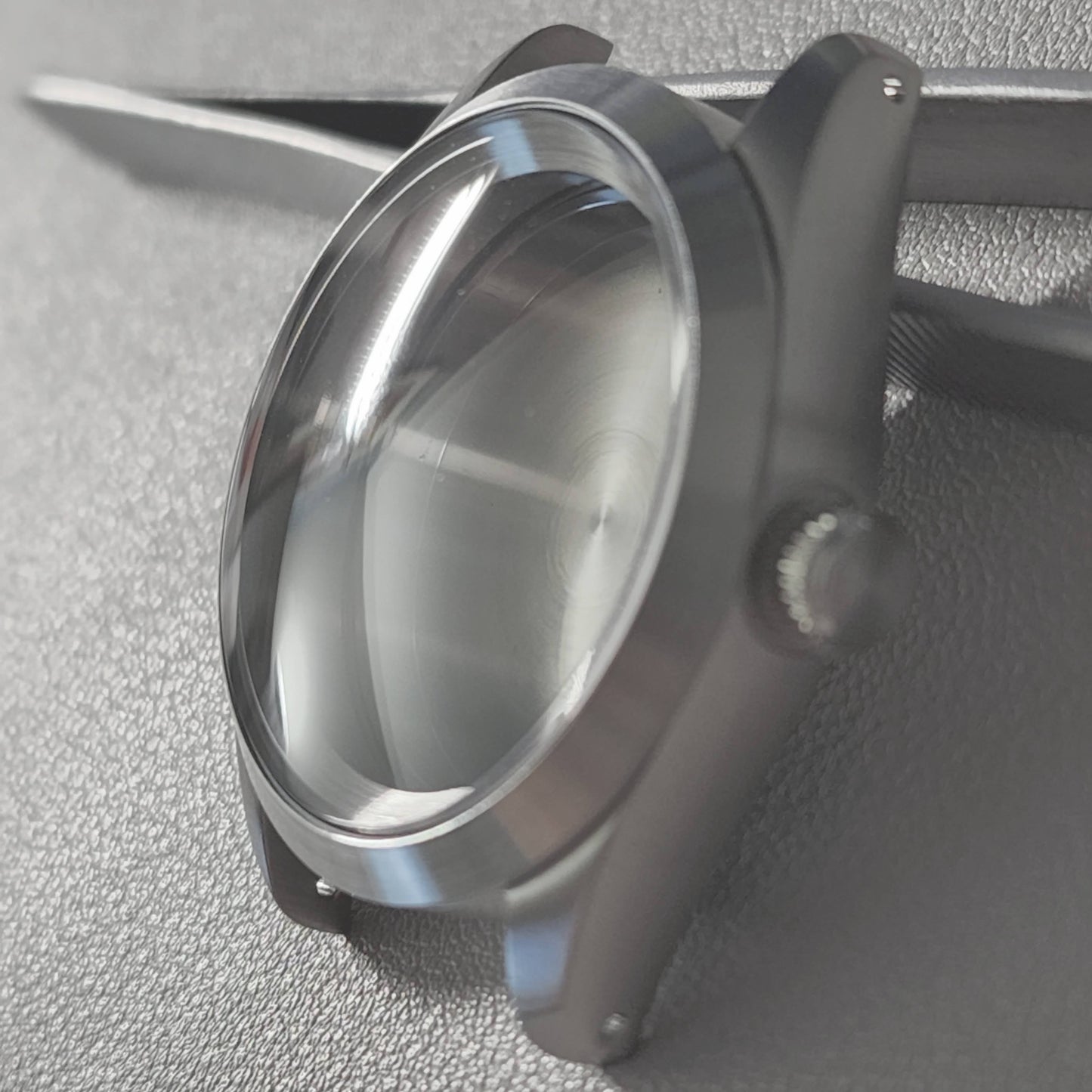 Case Exp 38mm Brushed + Slim Case back (Plain Brushed Chapter Ring)