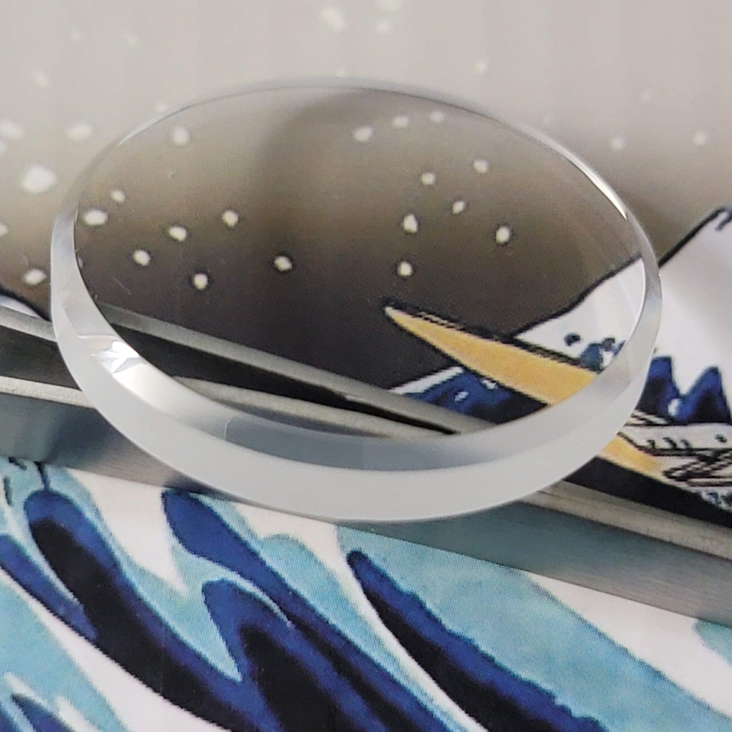 CS0201CR - Double Dome Bevel / Clear AR
