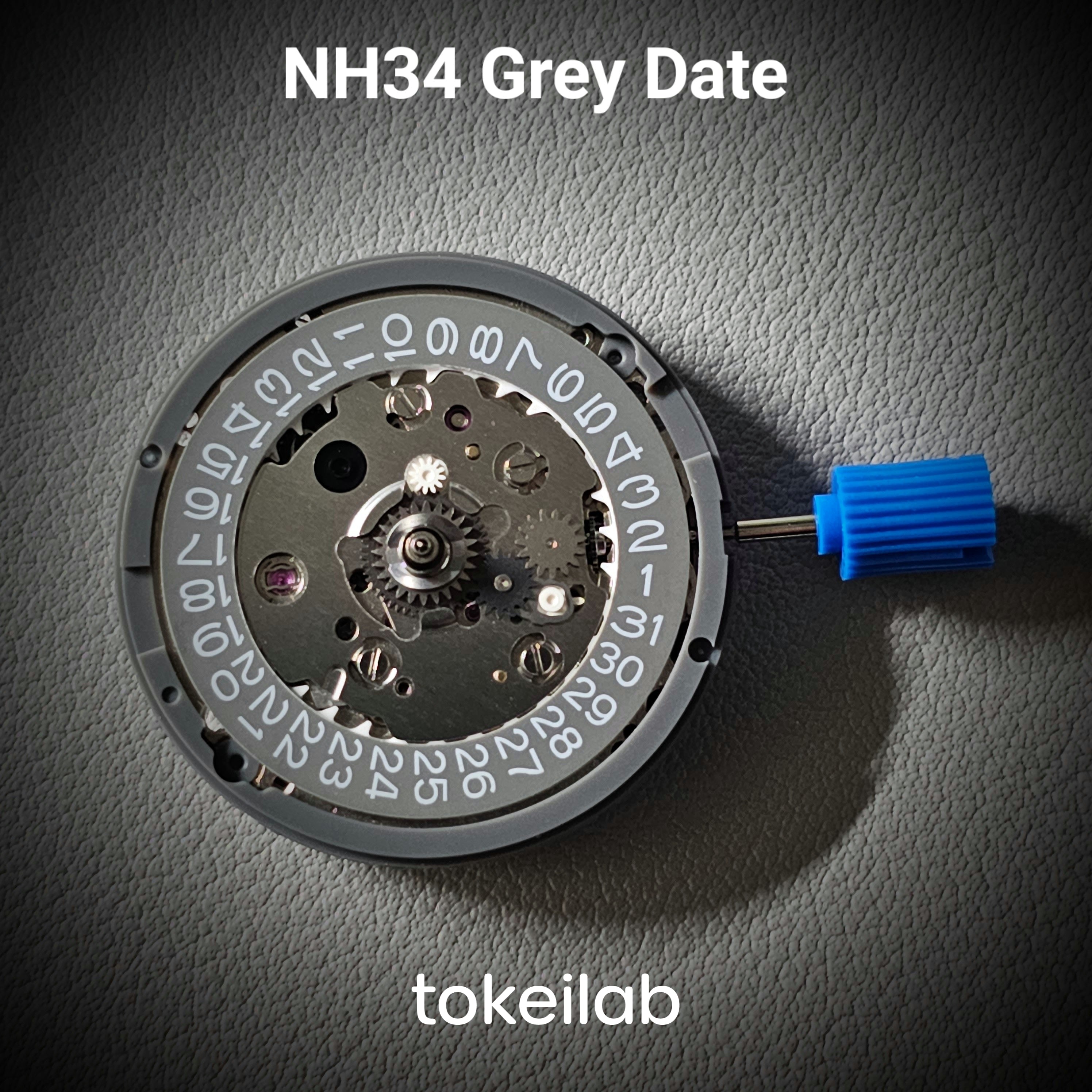 NH34 Movement / Grey Date Disc – TOKEILAB.COM SEIKO MOD PARTS