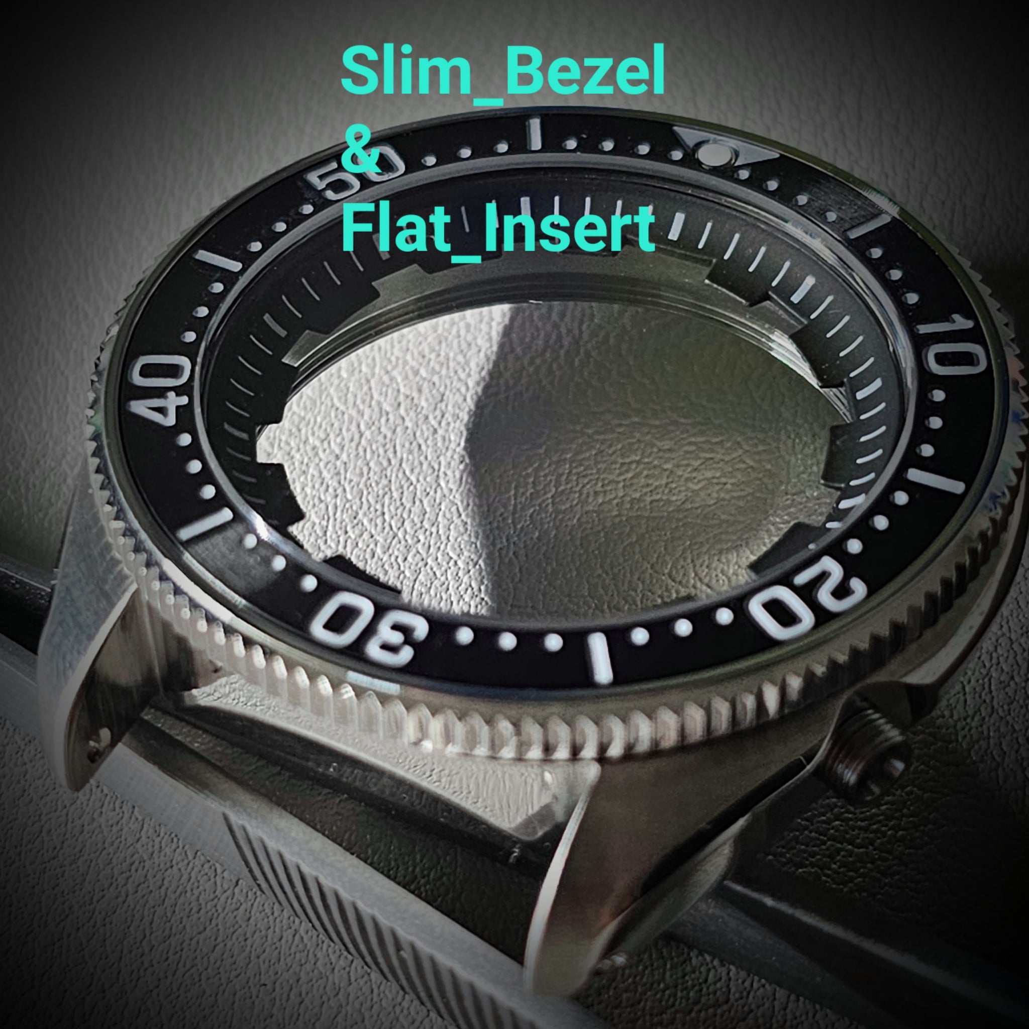 CS1201BR Crystal SKX007 Flat Blue AR for Flat Insert