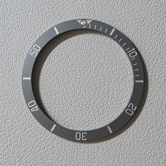 Bezel Insert SKX007 / 58 True_Grey Matte Ceramic Sloped C3
