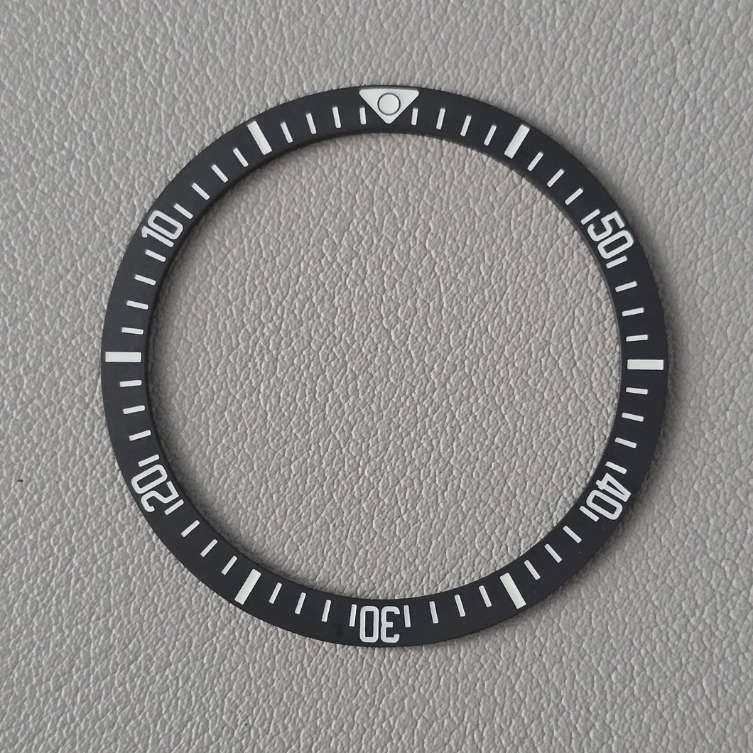 Bezel Insert SKX007 Ceramic BGW9 (FXD style) / Flat / Black Matte