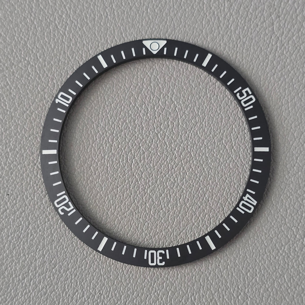 Bezel Insert SKX007 Ceramic BGW9 (FXD style) / Sloped / Black Matte