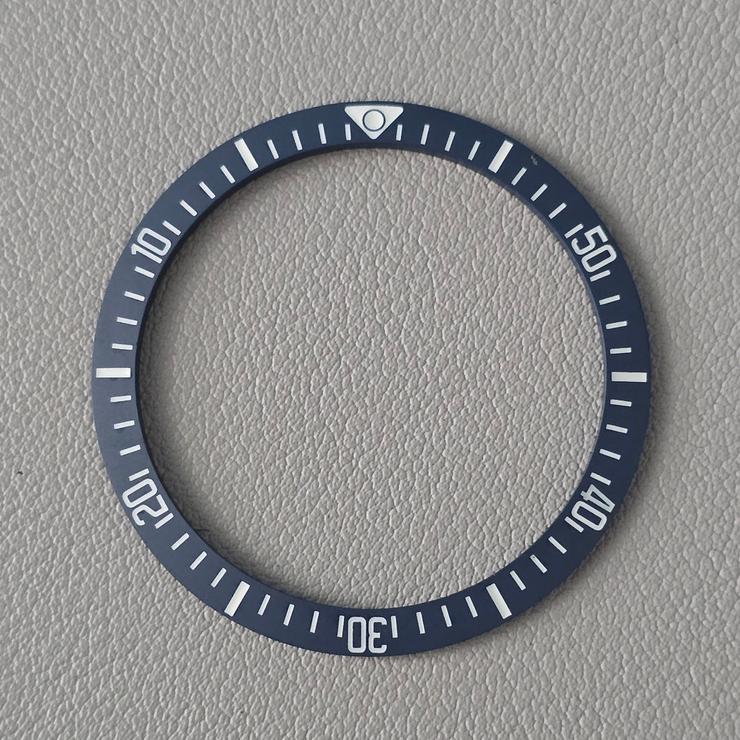 Bezel Insert SKX007 Ceramic BGW9 (FXD style) / Sloped / Dark Blue Matte