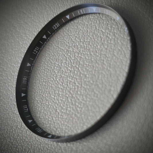 Angled GMT + MINUTE / Gunmetal Brushed + White
