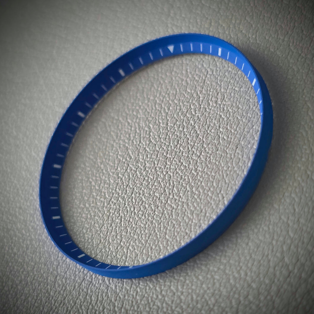 Chapter Ring SKX007 Angled MIN / Blue + White