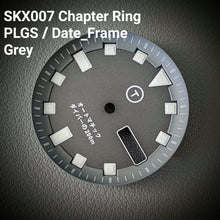 Load image into Gallery viewer, Chapter Ring SKX007 PLGS Style / Date Frame / Grey
