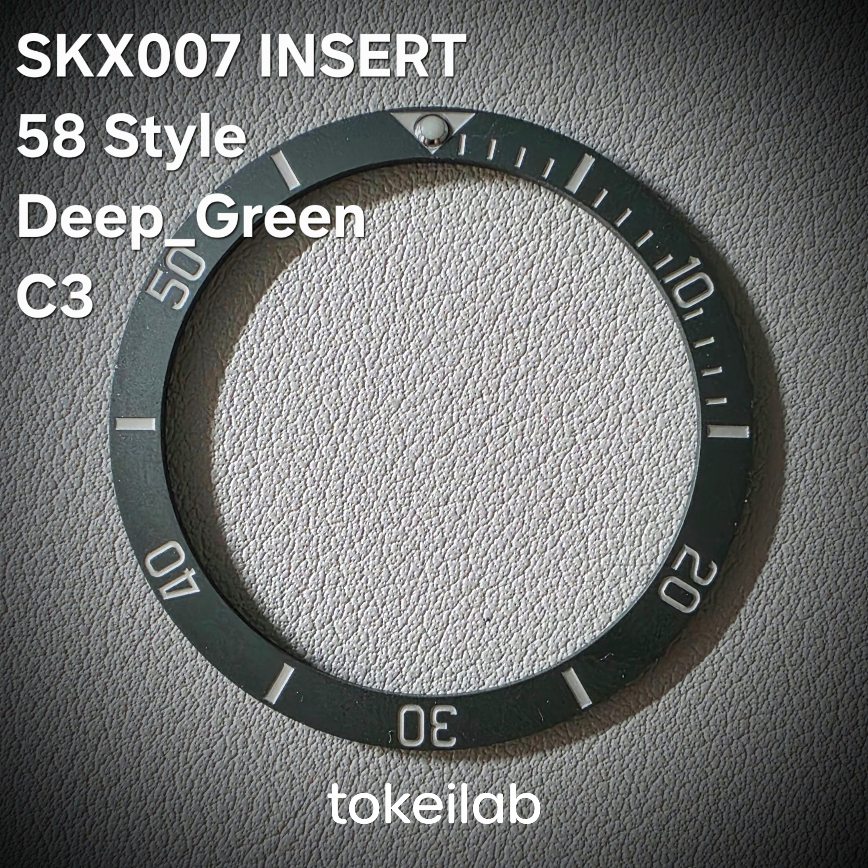 Bezel Insert SKX007 58 – TOKEILAB.COM SEIKO MOD PARTS - USA Based