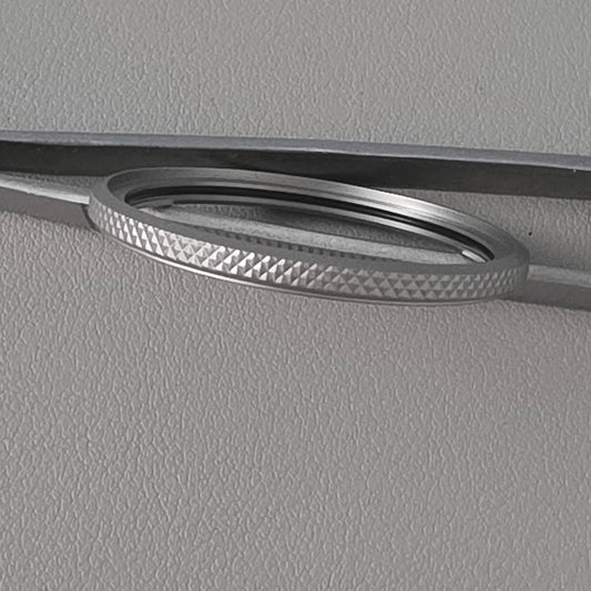 SLIM KNURLED Bezel / Sand Blasted