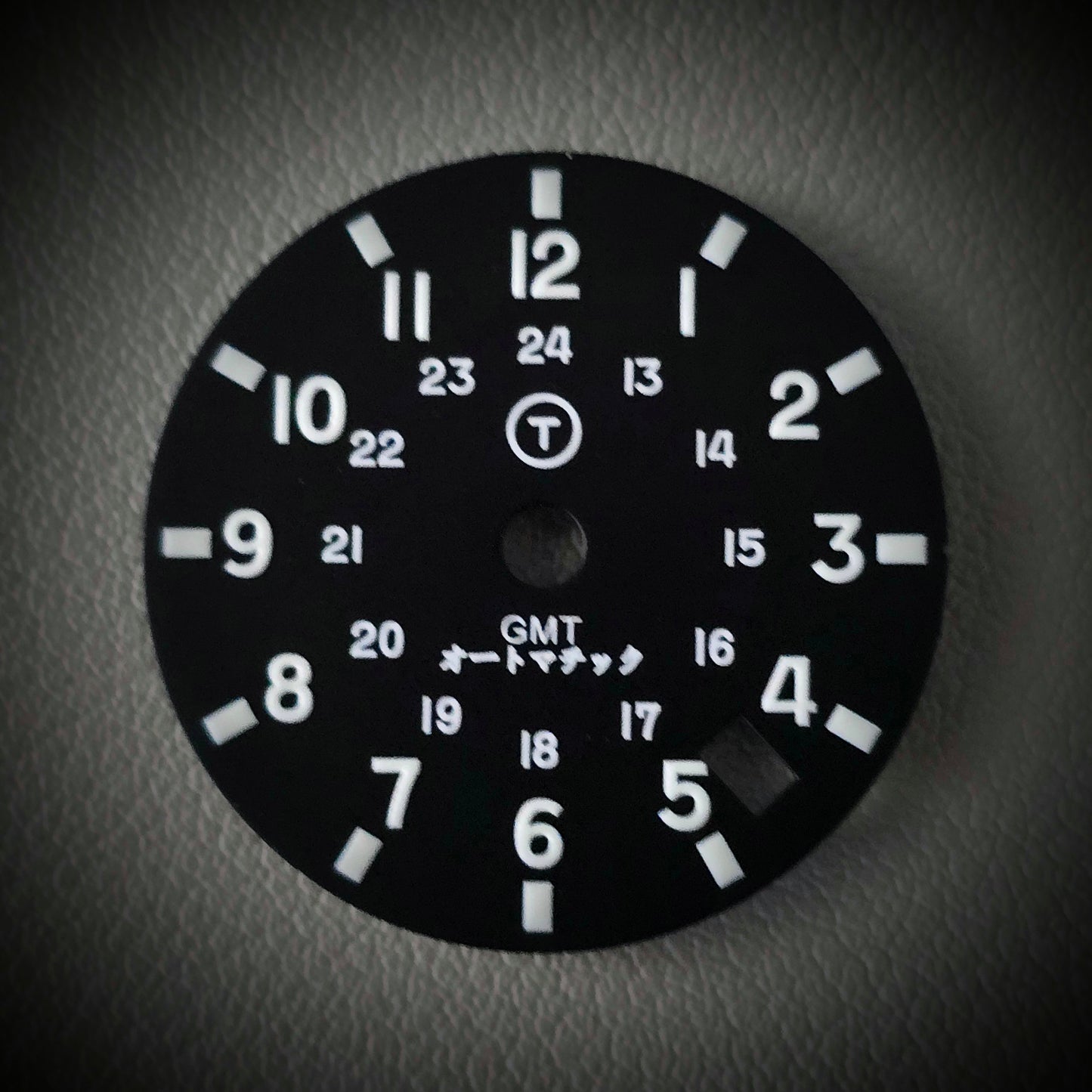 MILITARY オマージュ Black GMT Date BGW9