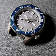 Load image into Gallery viewer, Bezel Insert SKX007 Ceramic BGW9 (MM300 style lume) / Sloped / Blue
