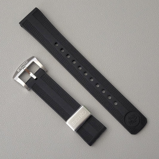 SEIKO OEM Strap SPB153 SPB147 / 20mm Black Resin