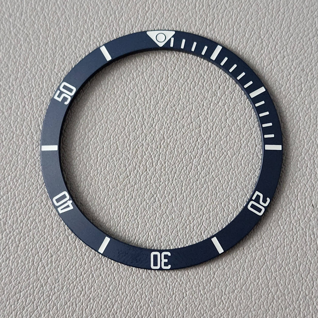 Bezel Insert SKX007 Ceramic BGW9 (PLGS style) / Sloped / Dark Blue Matte