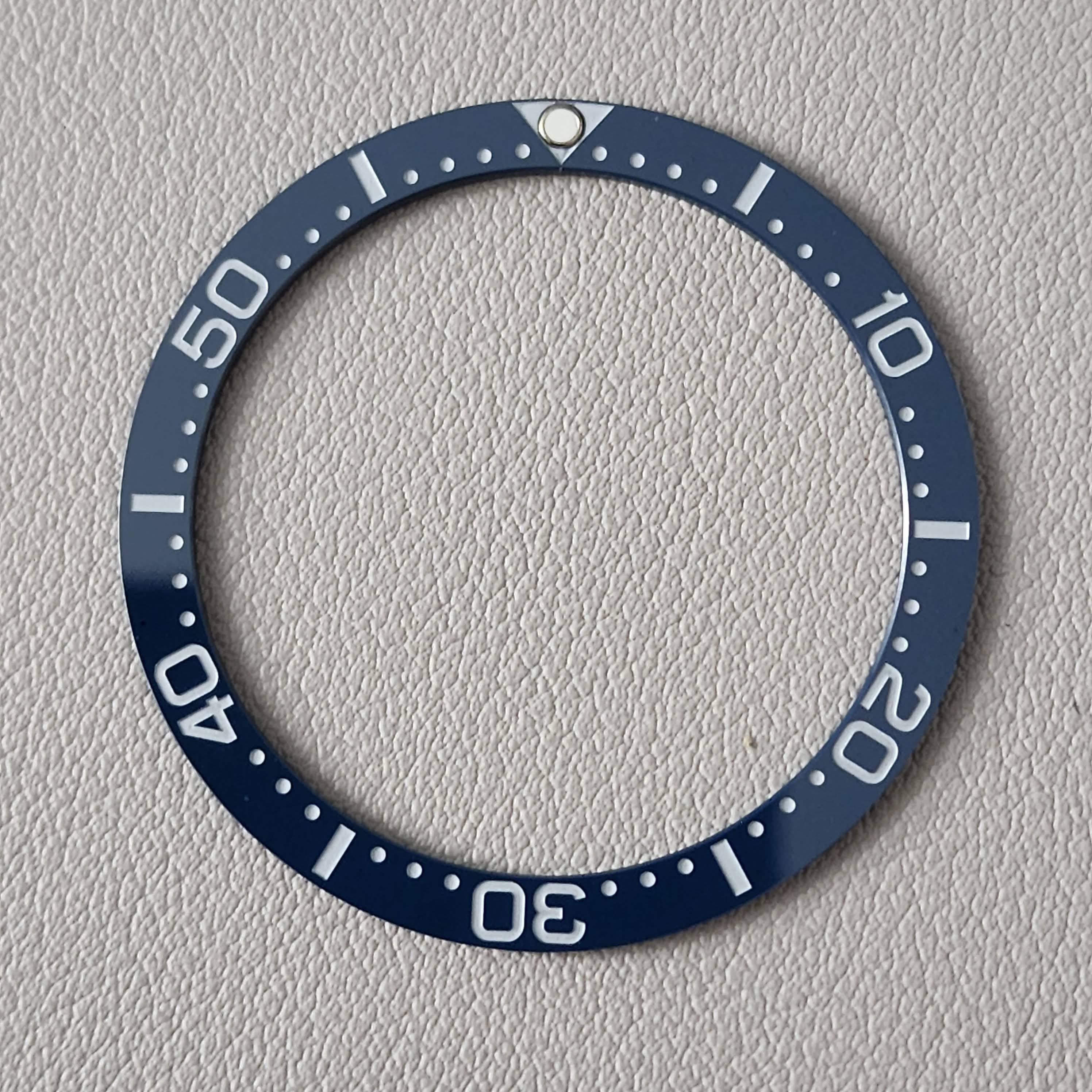 Bezel Insert SRP777 Turtle Ceramic C3 Low PIP / Flat / Dark Blue ...