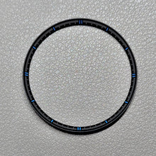 Load image into Gallery viewer, Chapter Ring SKX007 Micro Marks / Black + Blue Hours
