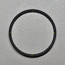 Load image into Gallery viewer, Chapter Ring SKX007 Micro Marks / Black + Yellow Hours
